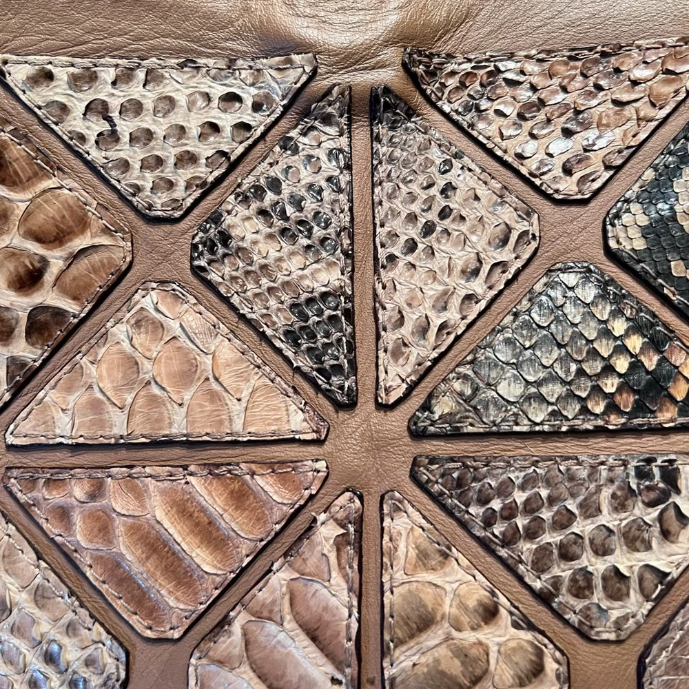 Genuine Python Snake Skin XL Tote - Picture 8 of 10